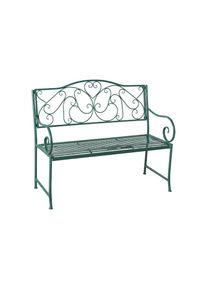 Boltze, Boltze Gartenbank &raquo;Louisa 45 x 115 cm&laquo;, gr&uuml;n, Eisen, B/H/T: 45 cm x 98 cm x 115 cm