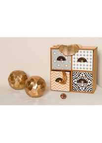 My Flair, My Flair Kommode &raquo;Fadime&laquo; mit 4 Schubladen, gr&uuml;n, MDF, B/H/T: 23 cm x 11 cm x 23 cm