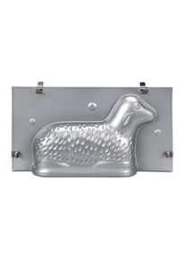 St&auml;dter St&auml;dter, ST&Auml;DTER Backform &raquo;3D Osterlamm 27,5 x 15 x 7 cm&laquo;, silber, Stahl, B/H/L: 15 cm x 7 cm
