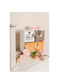 My Flair, My Flair Kommode &raquo;Friedl&laquo; mit 3 Schubladen, wei&szlig;, MDF, B/H/T: 20 cm x 12 cm x 22 cm