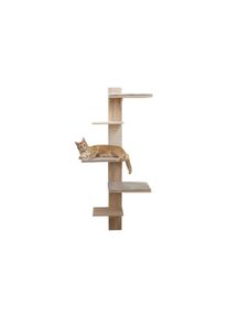 Kerbl, Kratzbaum &raquo;Timber&laquo; 150 cm hoch, natur, wei&szlig;, B/H/T: 150 cm