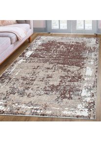 Goodproduct, GOODproduct Teppich &raquo;Oberwill&laquo; rechteckig 9 mm H&ouml;he mit besonders weichem Flor, Kurzflor, Vintage, modern, dichte Qualit&auml;t, sand, 