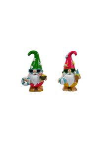 Ackerman Gartenzwerg &raquo;Dameco Gartenzwerg Beach 2-er Set, 8 cm x 11 cm x 18 cm&laquo;, mehrfarbig