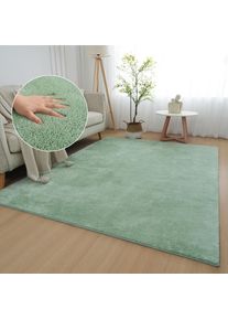 Goodproduct, GOODproduct Teppich &raquo;Cali, in Standard- und Premium-Qualit&auml;t, 13 mm oder 16 mm H&ouml;he&laquo; rechteckig Uni-Farben, kuschelig, & weich, waschbar,