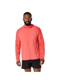 asics, Herren, Laufjacke &raquo;ROAD PACKABLE JACKET&laquo; mit Kapuze &Uuml;bergangsjacke, coral reef, XXL, Laufjacke von asics