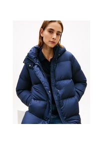 Tommy Hilfiger, Unisex, Steppmantel &raquo;MODERN DOWN REG COAT&laquo; mit w&auml;rmenden Material gef&uuml;ttert, schwarz night navy, L (40), Steppmantel von Tommy 