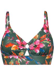 Lascana Bralette-Top Bikini Oberteil Damen - Gr&ouml;&szlig;e 36 / C/D - oliv