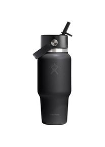Hydro Flask 24 OZ WIDE FLEX STRAW TRAVEL Isolierflasche - Gr&ouml;&szlig;e Einheitsgr&ouml;&szlig;e - schwarz