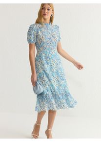 Trendyol Kleid Damen, beige / blau / hellblau / wei&szlig;, Gr&ouml;&szlig;e 38