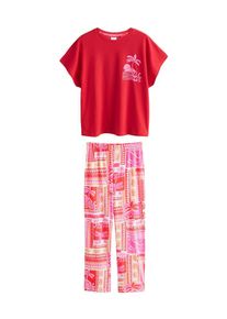 next, Femmes Pyjama, orange / rose / rouge / blanc