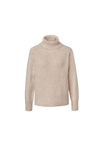 Tchibo - Pull &agrave; col roul&eacute; en grosse maille - taille: S - beige