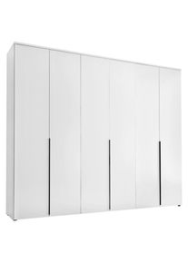CARRYHOME Dreht&uuml;renschrank , Weiss , Kunststoff , 3 F&auml;cher , 270x225x52 cm , Schlafzimmer, Komplette Schlafzimmer und Serien, Schlafzimmerserien