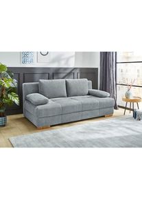Jockenh&ouml;fer Jockenh&ouml;fer Gruppe, Schlafsofa &raquo;Calli, B: 205 cm, Liegefl. 160x200 cm, Dauerschl&auml;fer&laquo; mit Bettfunktion & Bettkasten, Tonnentaschenfederkern, grau, 