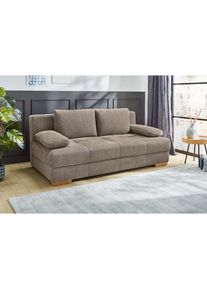 Jockenh&ouml;fer Jockenh&ouml;fer Gruppe, Schlafsofa &raquo;Calli, B: 205 cm, Liegefl. 160x200 cm, Dauerschl&auml;fer&laquo; mit Bettfunktion & Bettkasten, Tonnentaschenfederkern, hellbraun