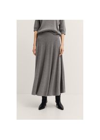 Bugatti, Unisex, Bugatti Strickrock &raquo;Bequem & klassisch&laquo; in einem weichen Wolle-Kaschmir-Mix, 250, grau, XL, Pull-on-Stil &ndash; einfach & komfortabel