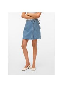 V&eacute;ro Moda Vero Moda, Unisex, Jeansrock &raquo;VMLIZA MR SHORT DENIM WRAP SKIRT GA NOOS&laquo; Baumwollmischung, medium blau denim, XS (34), Minirock von Vero Moda