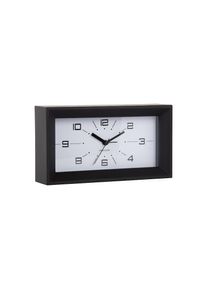 Karlsson, Wecker &raquo;Lujo Rectangle&laquo;, schwarz, Einheitsgr&ouml;&szlig;e, Aus Hips (Polystyrol) hergestellt
