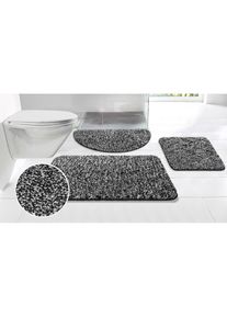 Goodproduct, GOODproduct Badematte &raquo;Vanessa meliert, Badvorleger, Badezimmer Teppich, Duschvorleger&laquo; H&ouml;he 20 mm rutschhemmend beschichtet 