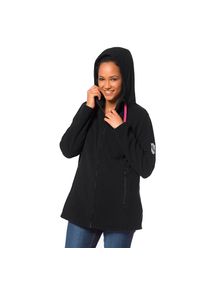 H.I.S. H.I.S, Unisex, Fleecejacke &raquo;aus recyceltem Material&laquo; mit Kapuze f&uuml;r kalte Temperaturen, mit Kapuze und Kordelzug, atmungsaktiv, schwarz, 48/50, 