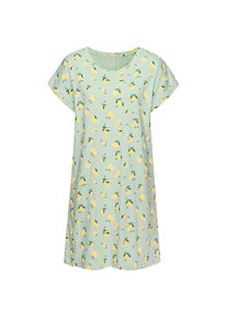 Vivance Dreams, Unisex, Nachthemd 1-teilig, mit sch&ouml;nem Alloverdruck, gr&uuml;n, gemustert, 32/34, N-Gr, Bigshirt mit sch&ouml;nem Alloverprint