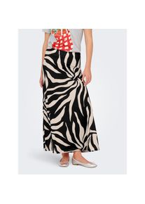 Only, Unisex, Only Maxirock &raquo;ONLCHIGO SAKURA LONG SKIRT WVN&laquo; Viskosemischung, schwarz aop:flower, XL, Kn&ouml;chellanger Rock von Only