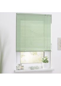 LICHTBLICK Original, LICHTBLICK ORIGINAL Jalousie &raquo;Jalousie Aluminium&laquo; mit Bohren freih&auml;ngend abdunkelnd, gr&uuml;n, gr&uuml;n, wei&szlig;