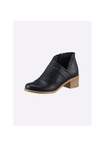 Heine, Unisex, Heine Stiefelette, marine, 41, aus Rind-Nappaleder