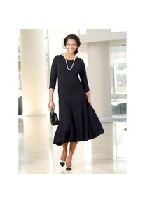 Lady, Unisex, Strickkleid &raquo;Strickkleid&laquo;, schwarz, champagner, gemustert, 44, Normalgr&ouml;ssen, edler Feinstrick