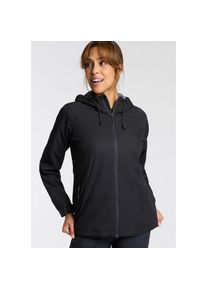 CMP, Unisex, CMP Regenjacke mit Kapuze Atmungsaktiv & Winddicht & Wasserdicht, &Uuml;bergangsjacke, nero, 46, Regenjacke von CMP