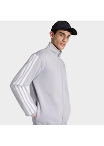 adidas Sportswear, Herren, adidas Sportswear Trainingsanzug &raquo;3-STREIFEN FLEECE&laquo; 2 tlg., halo silber, L, Mit diesem vielseitigen, bequemen adidas 