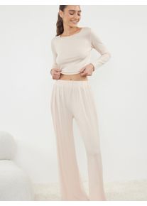 Trendyol Pyjama Damen Gr&ouml;&szlig;e S rosa Winterkleid