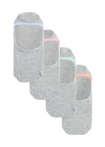 next F&uuml;&szlig;linge Damen Gr&ouml;&szlig;e 38/43 hellblau / graumeliert / orange / rosa