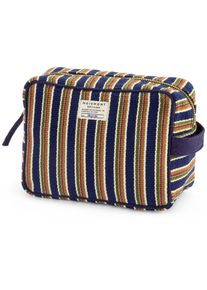 Moismont Kulturbeutel N&deg; 43 gestreift Blau-Gr&uuml;n