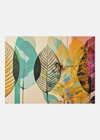 Paillasson &agrave; motif automnal moderne en multicolore45x145 cm, bonprix