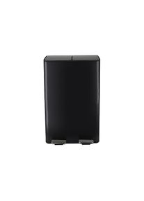 Spirella, Spirella M&uuml;lleimer &raquo;ALIYA BLACK - 2 X 30L&laquo; 2 Beh&auml;lter, schwarz, Stahl, B/H/T: 45 cm x 71 cm x 30 cm