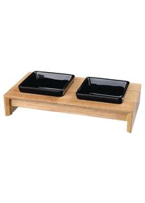 Trixie, Trixie Futternapf &raquo;Napf-Set, Keramik/Holz&laquo;, braun