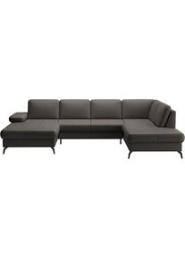 Sit & More Sit & More, sit&more Wohnlandschaft &raquo;Morris Jubi, Breite 300 cm&laquo; mit Armteilfunktion & 1 Zierkissen, optional Bettfunktion, anthrazit, B/H/T: 300 cm x