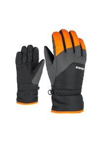 Ziener, Unisex, Skihandschuhe &raquo;LANDO-Z glove junior&laquo;, new orange, 3,5, wasserabweisend und atmungsaktiv ganz ohne PFAS