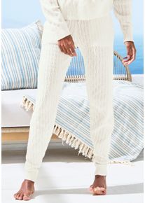 French Connection Witt Damen Strickhose, creme, Gr&ouml;&szlig;e 32/34, 33% Nylon, 32% Polyacryl, 30% Baumwolle, 5% Elasthan