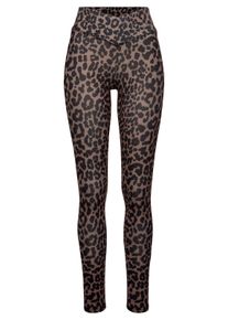 active by Lascana Witt Damen Leggings, braun, Gr&ouml;&szlig;e 44/46, 79% Polyester, 21% Elasthan