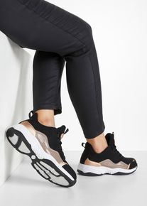 Chunky Sneaker in schwarz, Gr&ouml;sse 43, bonprix