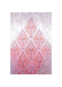 Fleuresse, Fleuresse Plaid &raquo;4223&laquo; Mako Satin, Baumwolle, 135x200, 155x220, 200x200cm, Reissverschluss, rot, ros&eacute;, grau, orange, Mako-Satin