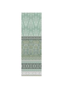 Fleuresse, Fleuresse Plaid &raquo;Plaid&laquo; Mako Satin, in Gr. 180x270 cm, Plaid, gr&uuml;n, schwarz, Baumwolle