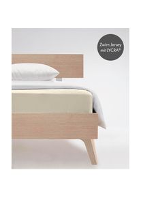 Fleuresse, Fleuresse Spannbettlaken &raquo;Comfort&laquo; langlebig & b&uuml;gelfrei,Perfekte Passform durch POWER-STRETCH, creme, Jersey-Elasthan, Obermaterial: 96% 