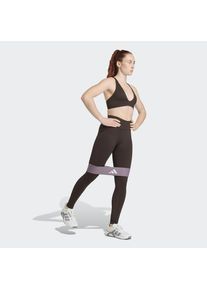 adidas Performance, Femmes Pantalon de sport 'SCRUNCH LEGGINGS', brun fonc&eacute;