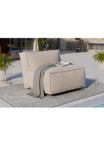 Ambia Garden Loungesofa , Beige , Textil , 95x80x95 cm , wetterbest&auml;ndig, regenabweisend, lichtecht , Gartenm&ouml;bel, Loungem&ouml;bel, Gartensofas
