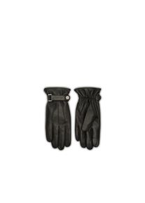 Calvin Klein, Herren, Lederhandschuhe &raquo;LOGO STRAP SMOOTH LEATHER GLOVES&laquo; Perfekt f&uuml;r den Alltag, schwarz, M, Lederhandschuhe von Calvin Klein