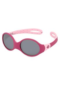 Julbo LOOP J511 | Kinder-Sonnenbrille | Rund | Fassung: Kunststoff Violett Pink | Glasfarbe: Grau Spiegel Silber