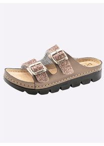 Witt Damen Pantolette, rose, Gr&ouml;&szlig;e 36, 100% Rindsleder