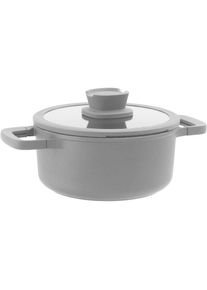 BergHOFF, BergHOFF Kochtopf &raquo;Leo Stone+ 20 cm&laquo; Aluminium, schwarz, 2,7 l + &Oslash; 20 cm + H&ouml;he 14 cm